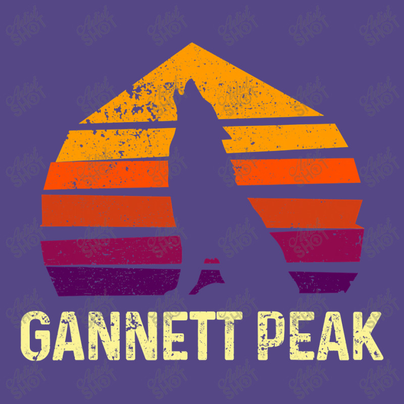 Retro Gannett Peak Wyoming National Park Wolfs Head Basic T-shirt | Artistshot