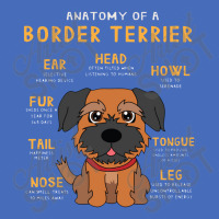 Border Terrier Anatomy Funny Dog Mom Dad Cute Gift Basic T-shirt | Artistshot