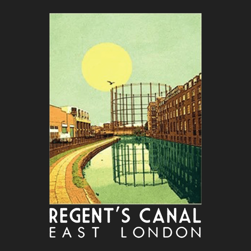 Regents Canal, Regents Canal Vintage, Regents Canal Art, Regents Canal Basic T-shirt by SHOPODI9 | Artistshot