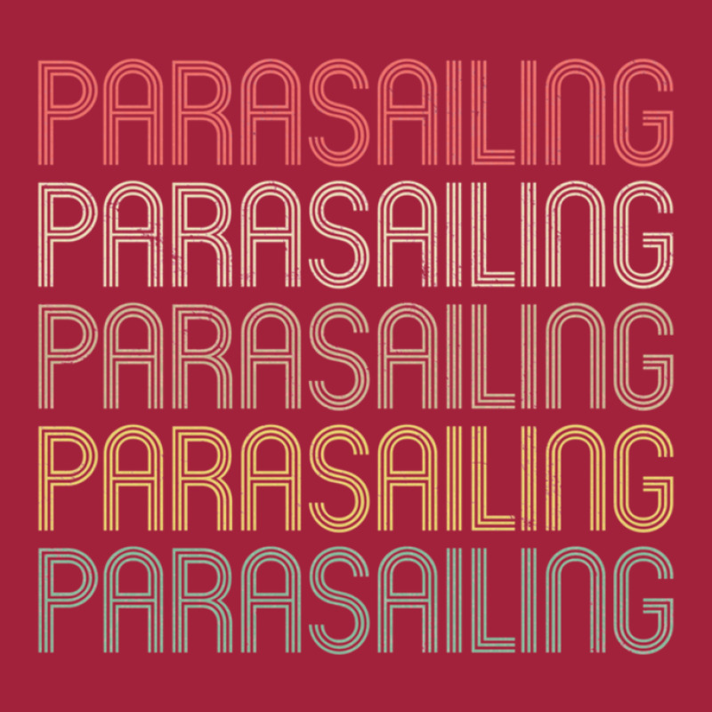 Retro Style Parasailing Design Basic T-shirt by cm-arts | Artistshot