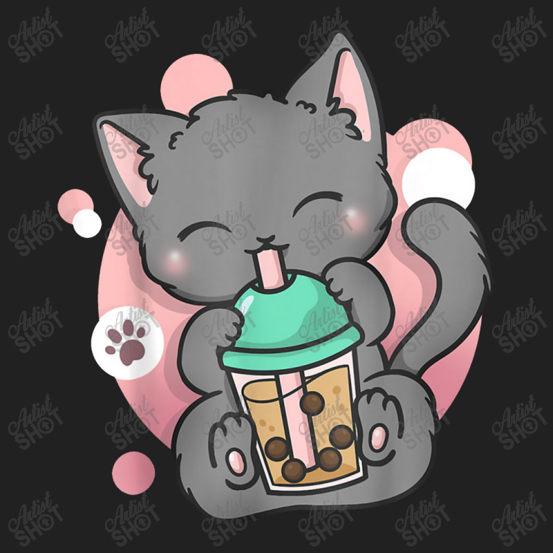 Cat Boba Tea Bubble Tea Anime Kawai Neko Basic T-shirt | Artistshot