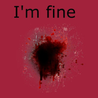 I'm Fine Bloody Wound Costume Halloween Basic T-shirt | Artistshot