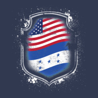 Honduran American Flag Basic T-shirt | Artistshot