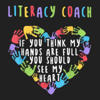 If You Think My Hands Are Full Literacy Coach T Shirt Basic Youth T-shirt | Artistshot