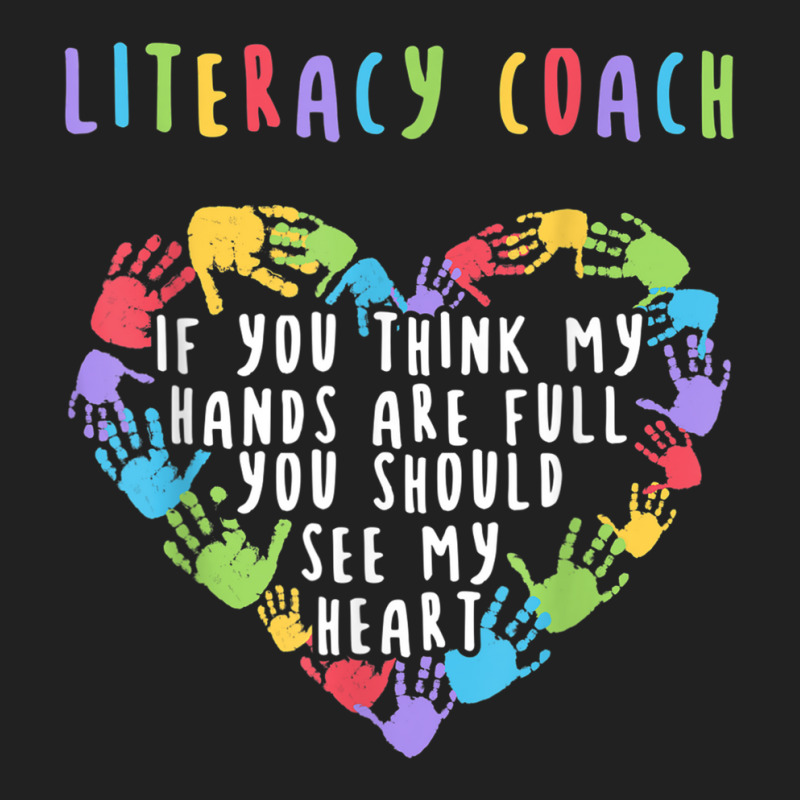 If You Think My Hands Are Full Literacy Coach T Shirt Basic Youth T-shirt by cm-arts | Artistshot