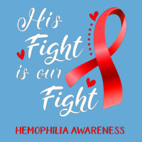 His Fight Is Our Fight Hemophilia Awareness Support Basic Youth T-shirt | Artistshot