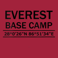 Womens Mt Everest Base Camp Coordinates Tshirt V Neck T Shirt Basic Youth T-shirt | Artistshot