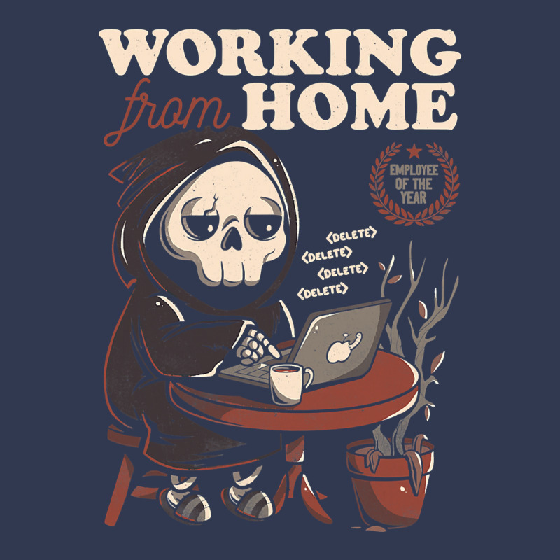 Working From Home Office Grim Reaper Skull Cute Halloween T Shirt Basic Youth T-shirt | Artistshot