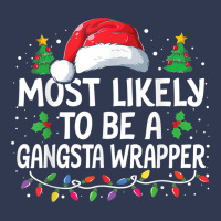 Most Likely To Be A Gangsta Wrapper Christmas Family Xmas Basic Youth T-shirt | Artistshot