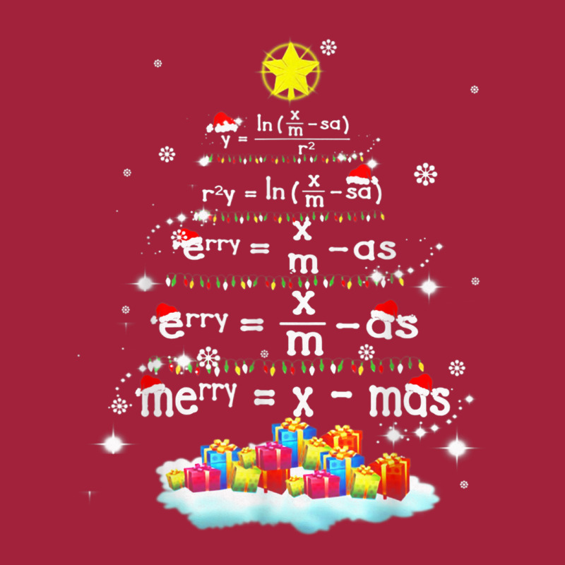 Xmas Cute Christmas Tree Fractions Math Teacher Christmas Basic Youth T-shirt by Uniform | Artistshot