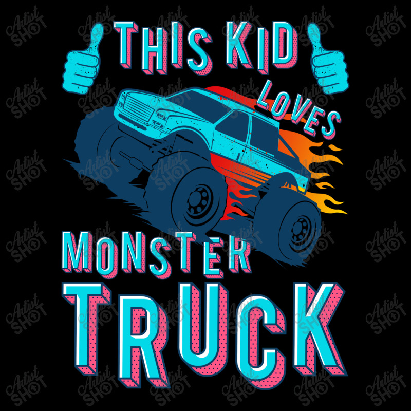 This Kid Loves Monster Truck | Racing Lovers Legging by John Phillips | Artistshot