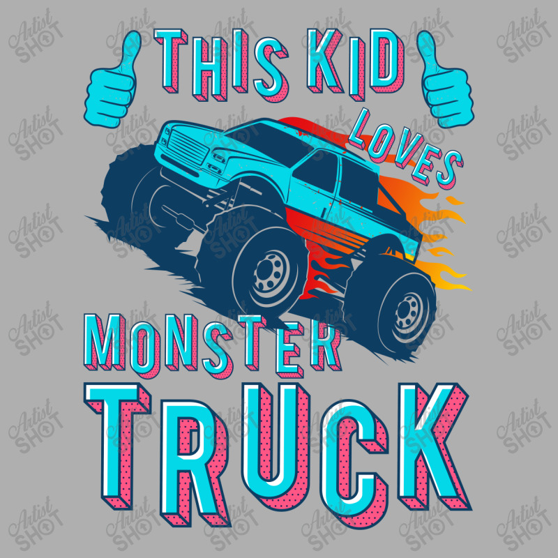 This Kid Loves Monster Truck | Racing Lovers Ladies Fitted T-Shirt by John Phillips | Artistshot