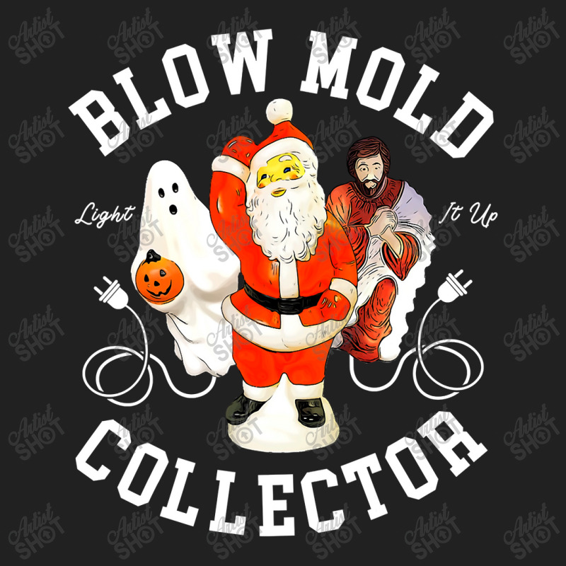 Blow Mold Collector Light It Up Christmas Halloween Basic T-shirt by CUSER3772 | Artistshot