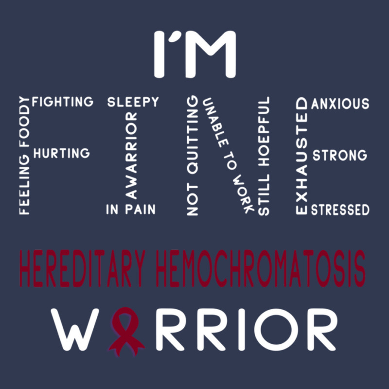 Im Hereditary Hemochromatosis Warrior  Im Fine Fitted Basic T-shirt by JACOBMCCOLLUM | Artistshot