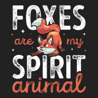 Cute Foxes Are My Spirit Animal Funny Fox Lover Pullover Hoodie Basic T-shirt | Artistshot