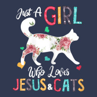 Just A Girl Who Loves Jesus And Cats Costume Christian Basic T-shirt | Artistshot