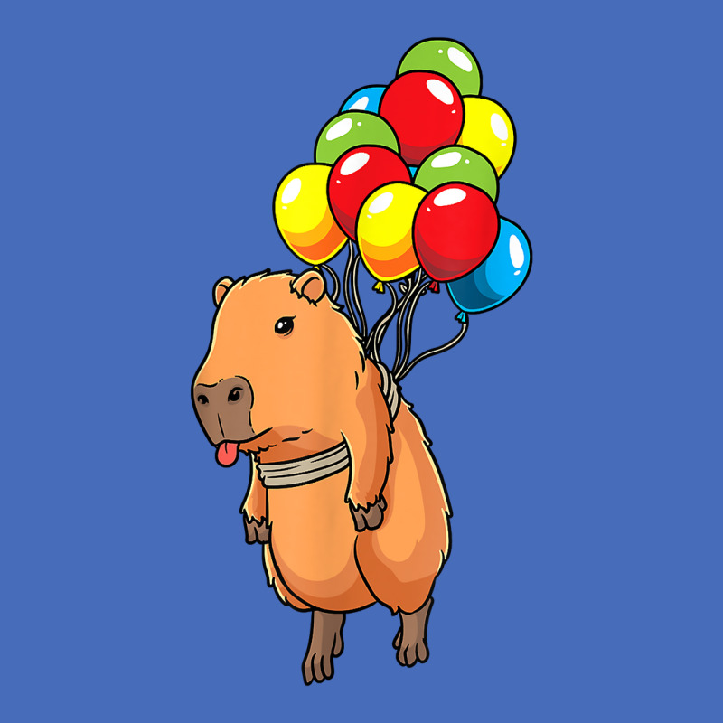 Capybara Giant Cavy Rodent With Balloons Capybara T Shirt Basic T-shirt | Artistshot