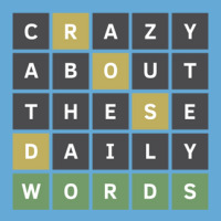 Crazy About These Daily Words (wordle Game) Basic T-shirt | Artistshot