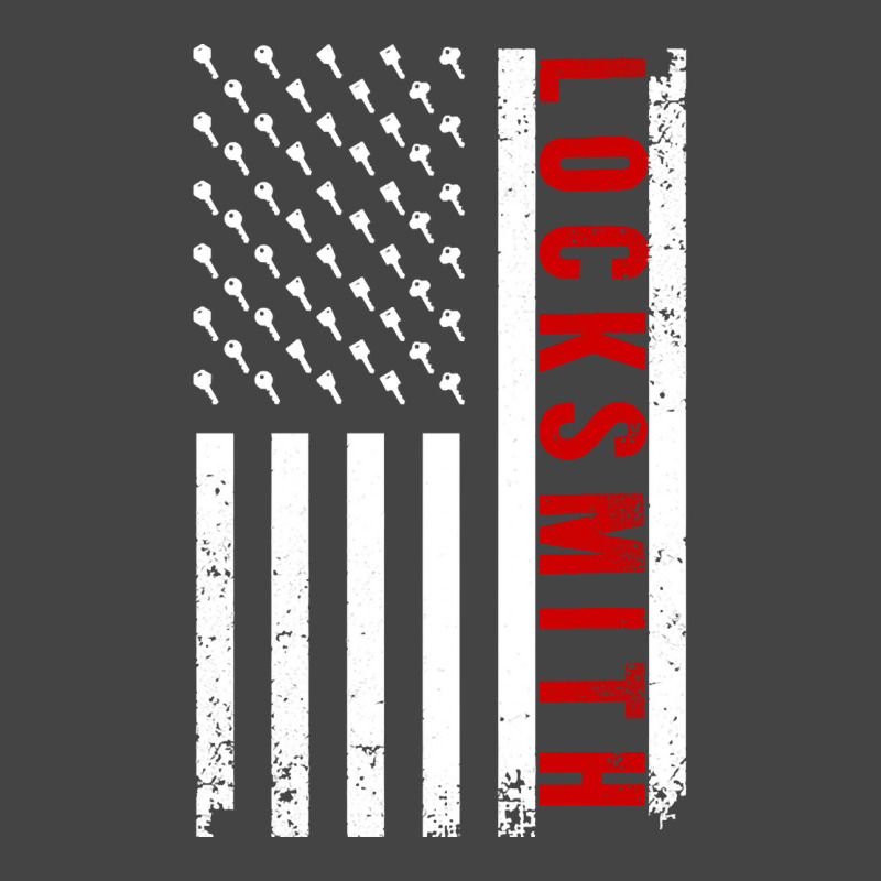 Cool Locksmith Art For Men Women American Flag Lock Picker Pullover Ho Basic T-shirt by cm-arts | Artistshot