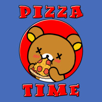 C:\users\dell\desktop\l2\chung 7\rilakkuma Relaxed Bear Pizza Time.png Basic T-shirt | Artistshot