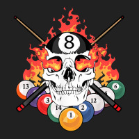 Great Pool Billiards Player Skull Billiard Cue Ball T Shirt Basic T-shirt | Artistshot