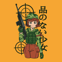 Anime Soldier Girl Basic T-shirt | Artistshot