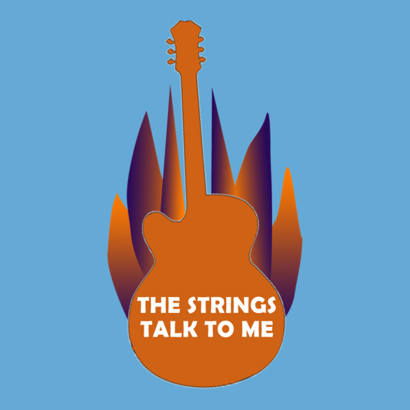 Guitar Strings Talk 1 Basic T-shirt by DavidJones | Artistshot