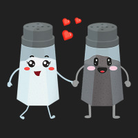 Salt And Pepper Shaker Couple Gift For Chefs And Cooks Basic T-shirt | Artistshot