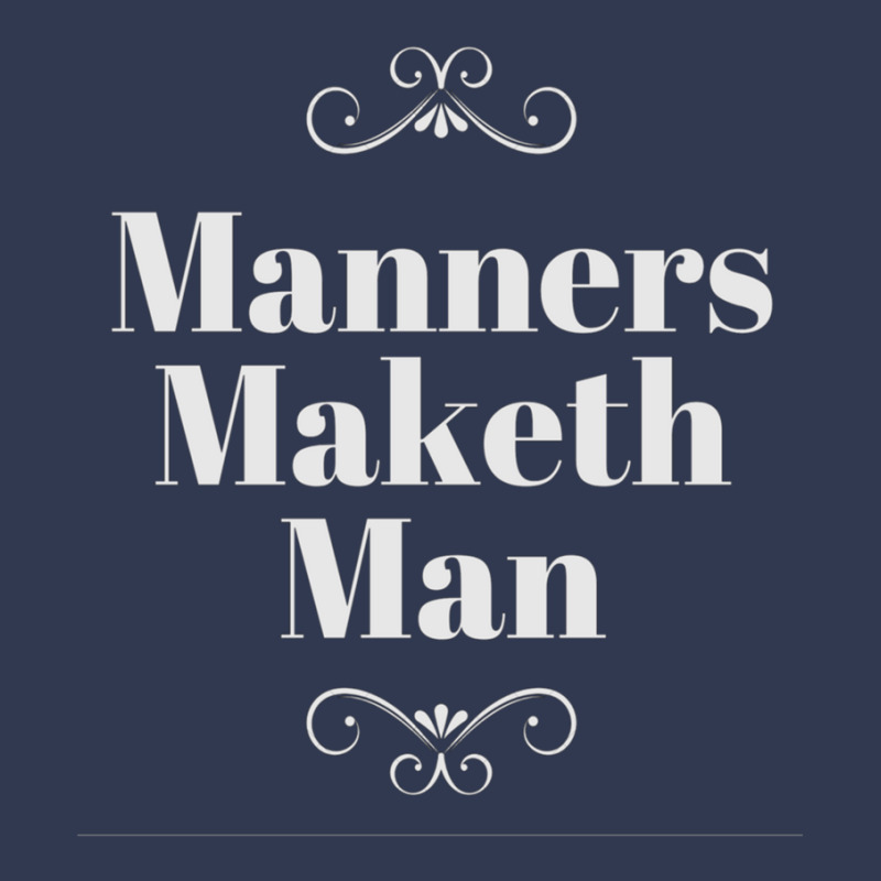 Manners Maketh Man 1 Basic T-shirt by DustinNewman | Artistshot