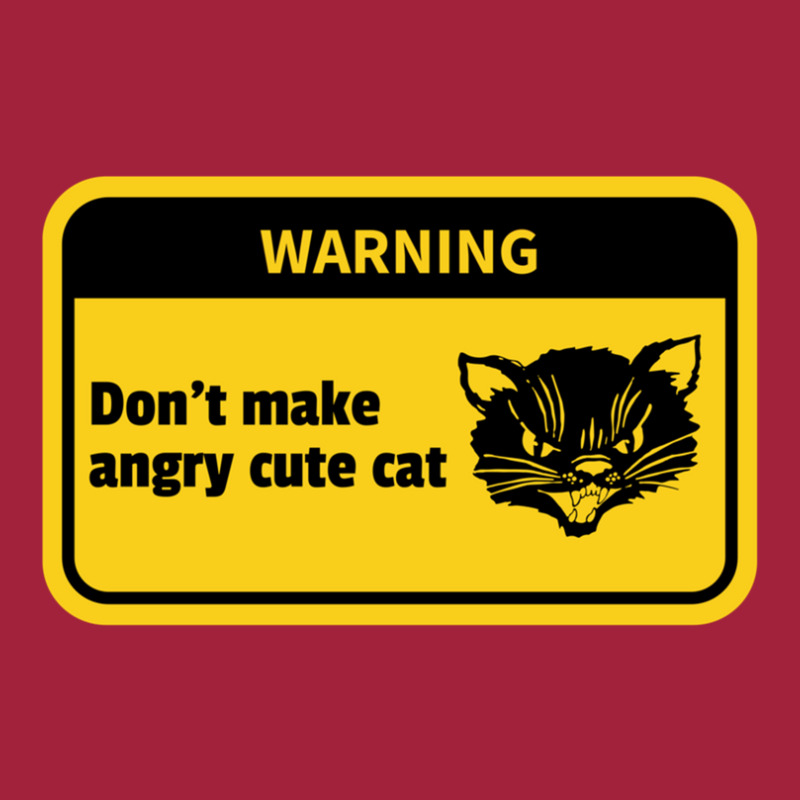 Warning Don't Make Angry Cute Cat Funny Basic T-shirt | Artistshot