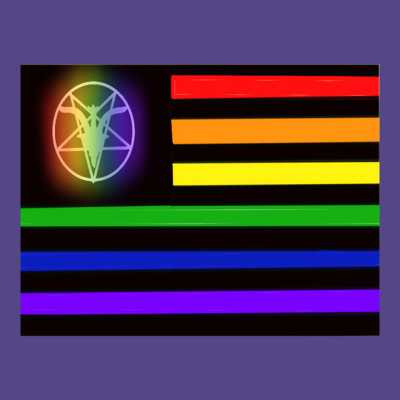 Satanic Temple Pride Flag Basic T-shirt by SEANMCDONOUGH | Artistshot