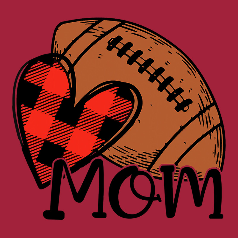 Football Football Mom Cute Football Heart 135 Football Player Basic T-shirt by coolquirrell | Artistshot