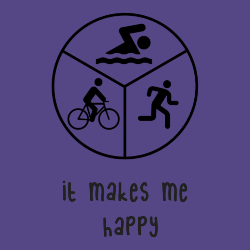 It Makes Me Happy Triathlon Basic T-shirt by YAMARIMULERO | Artistshot