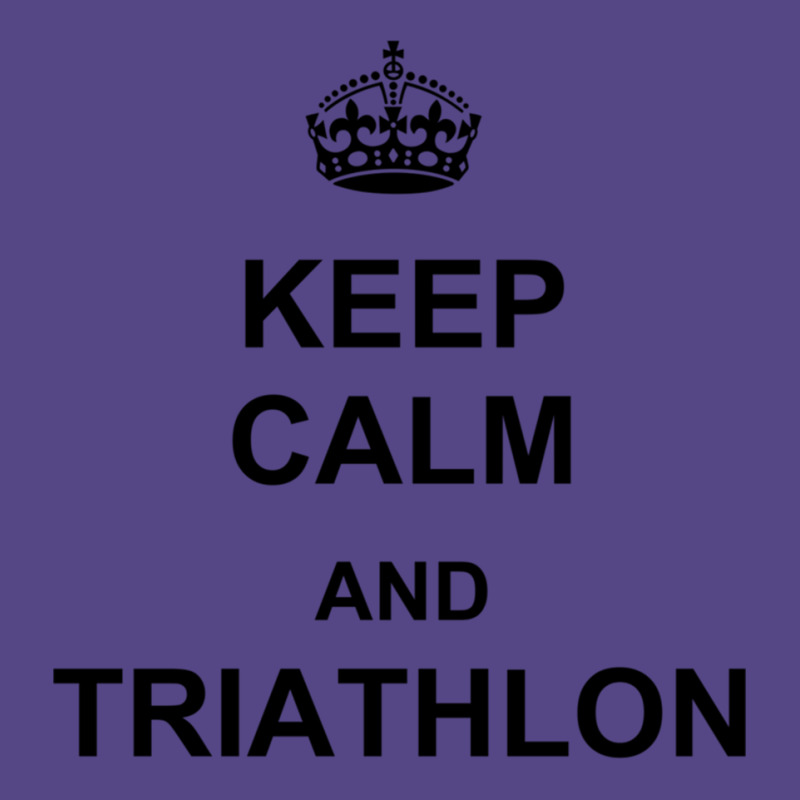 Keep Calm And Triathlon Basic T-shirt by YAMARIMULERO | Artistshot