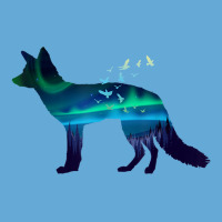 Fox Northern Light Wildlife Nature Design Basic Youth T-shirt | Artistshot