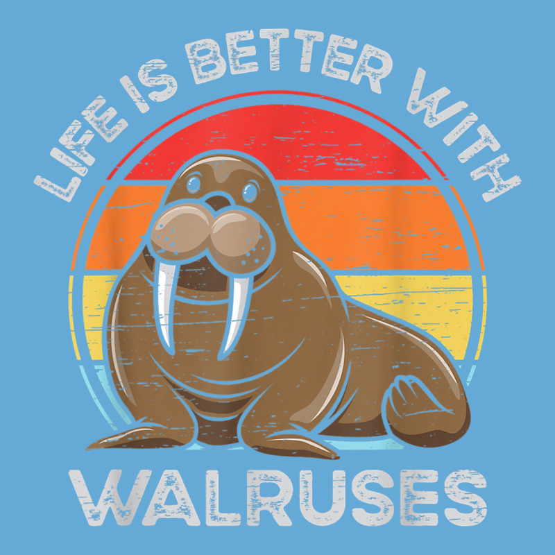 Life Is Better With Walruses Tusk Whiskers Marine Mammals Basic Youth T-shirt | Artistshot