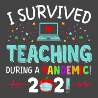 I Survived Teaching During A Pandemic 2021 Funny Teacher T Shirt Basic Youth T-shirt | Artistshot