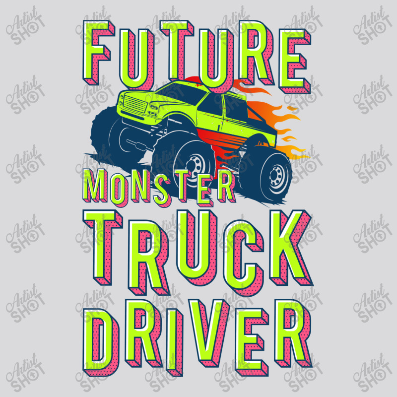 Kids Future Monster Truck Driver | Racing Lovers Women's Triblend Scoop T-shirt by John Phillips | Artistshot