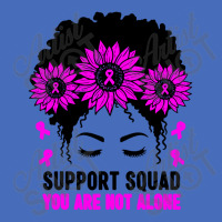 Awareness Support Squad Messy Bun Pink Warrior Basic Youth T-shirt | Artistshot