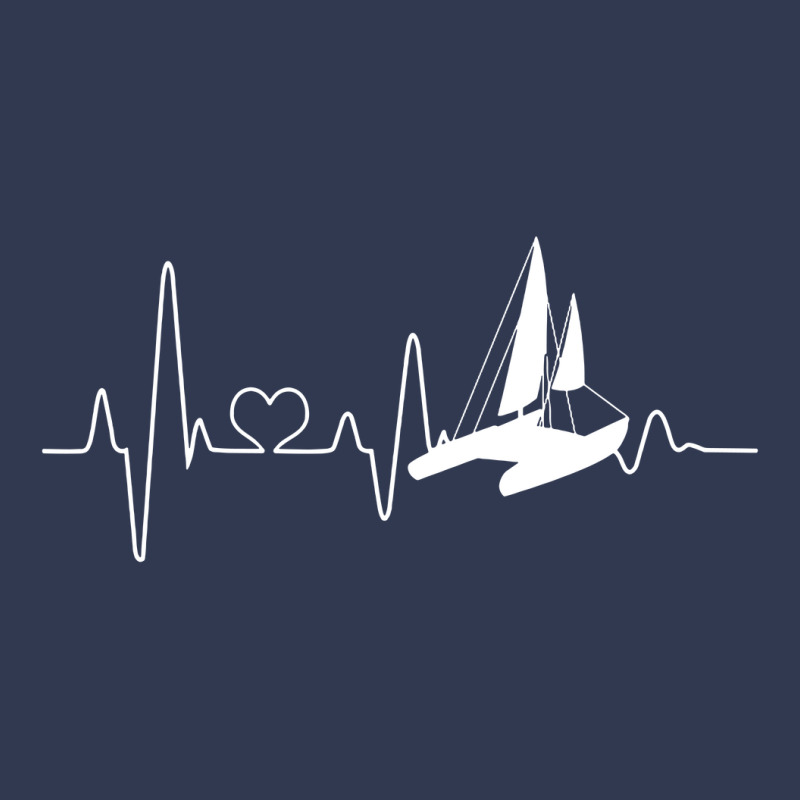 Catamaran Sailing Heartbeat Double Hull Boat Basic Youth T-shirt by cm-arts | Artistshot