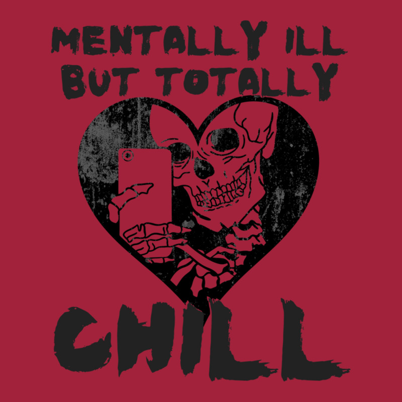 Mentally Ill But Totally Chill Basic T-shirt by cm-arts | Artistshot