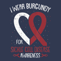 I Wear Burgundy For Sickle Cell Awareness Fighter Warrior Basic T-shirt | Artistshot