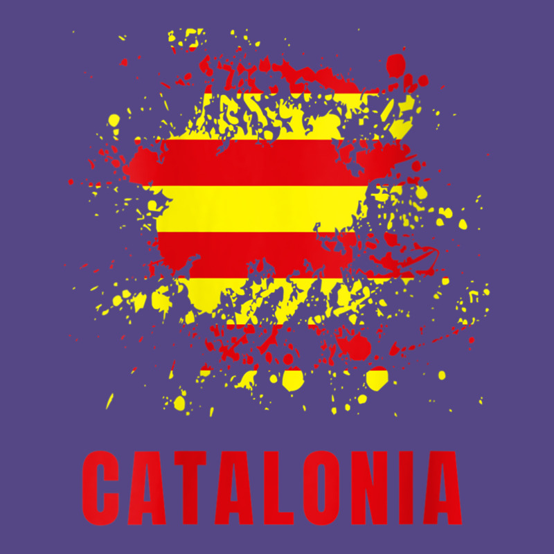 Womens Catalonia Retro Vintage Watercolors Sport Catalan Flag V Neck T Basic T-shirt by cm-arts | Artistshot