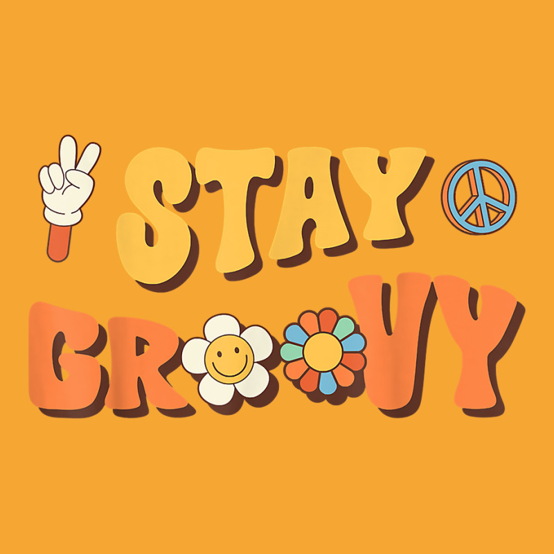 Stay Groovy Wavy Hippie Boho Retro Positive And Peace T Shirt Basic T-shirt | Artistshot