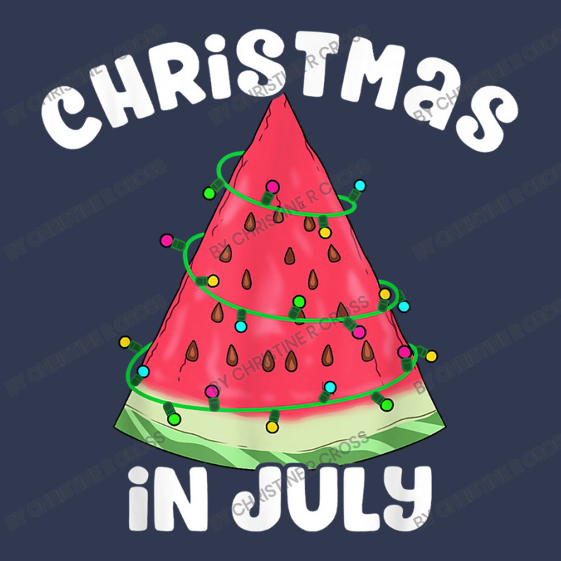 Summer Christmas July In Christmas In July Christmas Melon1 Basic T-shirt by Christine R Cross | Artistshot