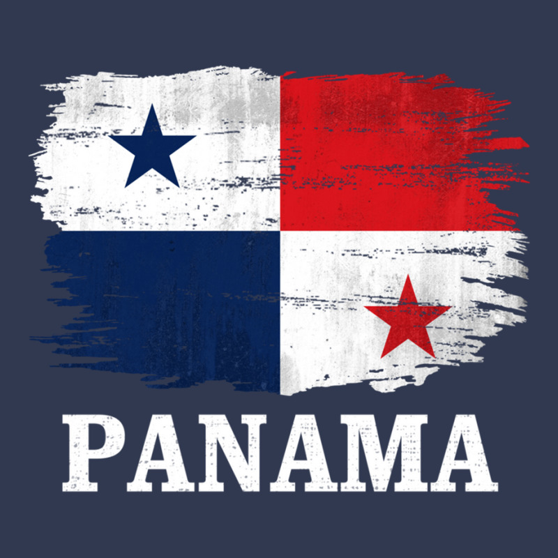 Vintage Panama Flag For Panamanian Gift Long Sleeve T Shirt Basic T-shirt by cm-arts | Artistshot