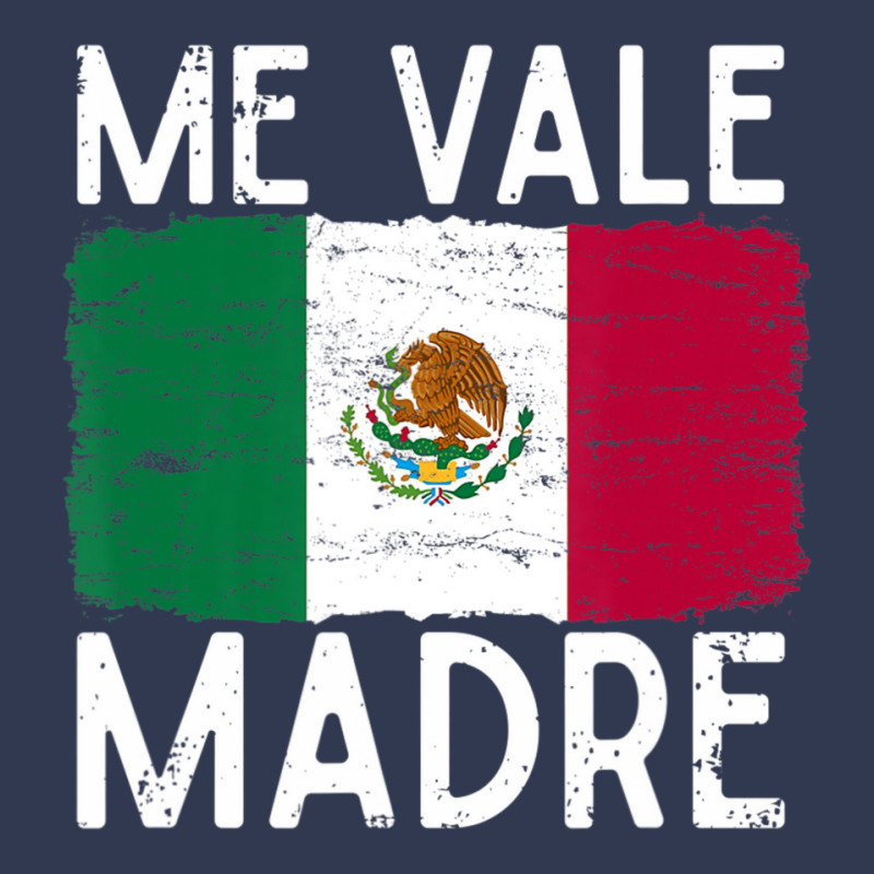 Me Vale Madre Spanish Slang Quote Mexican Flag Basic T-shirt by cm-arts | Artistshot