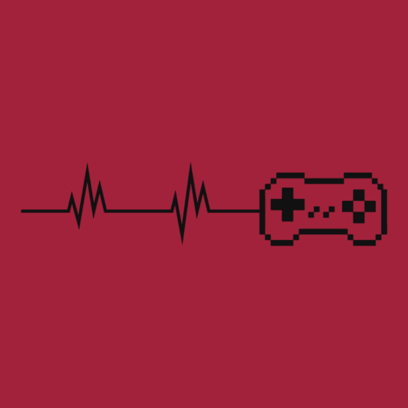 Gamer Heartbeat Lifeline Retro Video Game Controller Cool Gamer Gifts  Basic T-shirt by ChandraGay | Artistshot