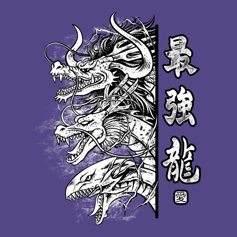 Trio Dragon Bw Basic T-shirt by Kenlofu52 | Artistshot