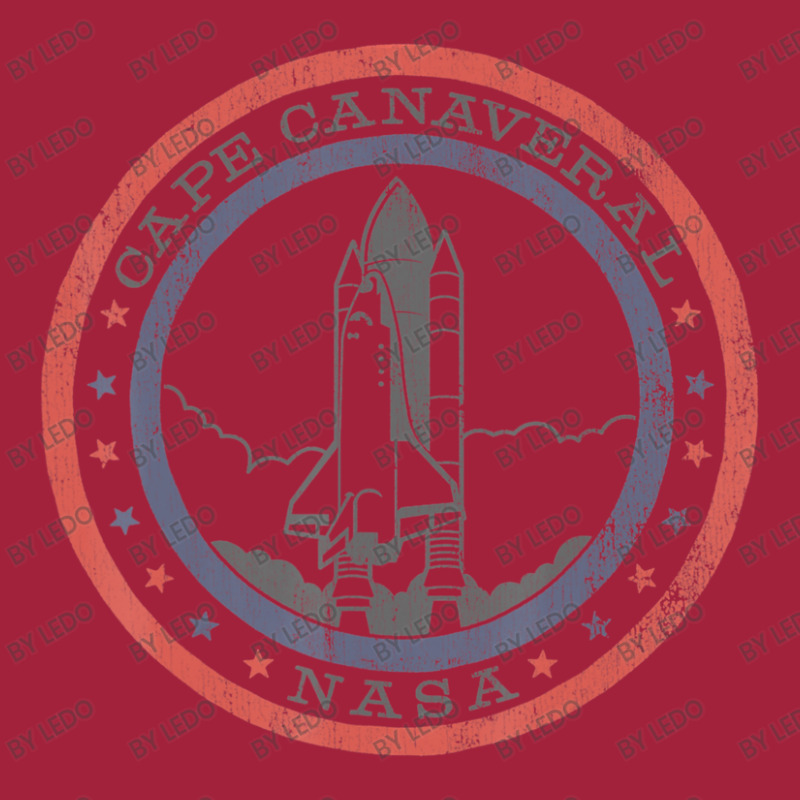 Cape Canaveral Lift Off Red And Blue Basic T-shirt | Artistshot